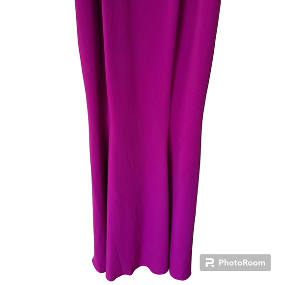 Jay Godfrey Purple Cowl Back Sleeveless Full Length Formal Evening Gown 6 - Picture 4 of 9